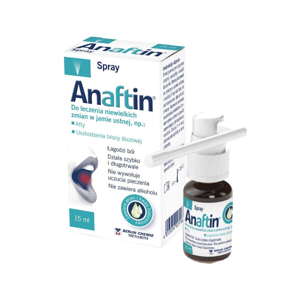 Anaftin spray, 15 ml, Sinclair Pharma