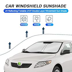 KUST Custom Fit Windshield Sun Shade for 2007-2011