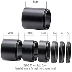 Starboosa Telescope T2-Extension Tube Kit for SLR