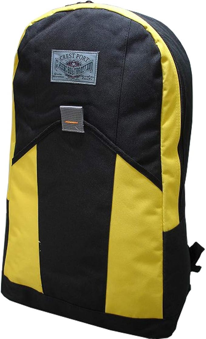 Amazon Co Jp リュックサック Crest Port クレストポート デイパック アウトドア 登山 大容量 リュック ナイロン No 9068 イエロー Yellow 服 ファッション小物