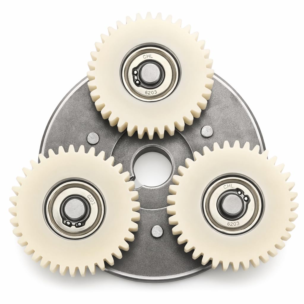 Alomejor 36T Nylon Gears and 88mm Clutch Kit, Electric Bicycle 500W-750W Motor Spare Part for Bafang Motor Metal Solid Gear