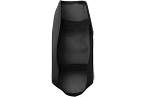 Center Console Armrest Cover for Honda For Civic 2012-2015, Black PU Leather Lid Protector Skin, Fits Central Armrest Box wit