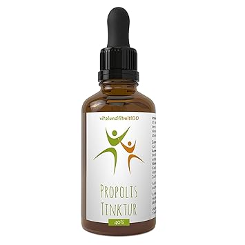 BESTE Propolis Tinktur 100 ml - ECHTE 40% Propolis - Imker-Qualität - zertifiziert als BESTE Propolis mit der Note 1,8 durch 