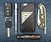 HUSKK [iPhone 6/6S] Leather Wallet Case with Drop/Shock & Anti Theft RFID Blocking Protection - Card Holder for Up to 8 Cards - Quickdraw Black [Q-6-B-P-RFID] …