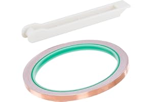 Fgnaic Stained Glass Hand Foiler and Copper Tape, Hand Foiling Tool for Copper Tape Stained Glass (White)