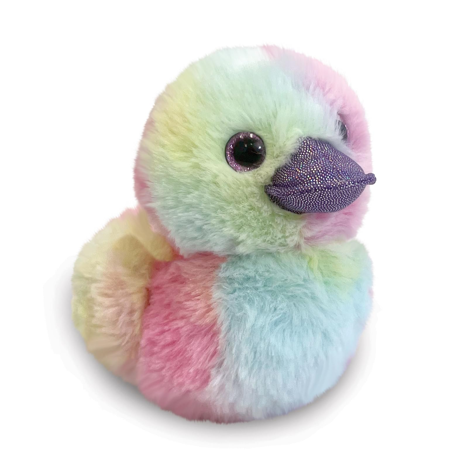World's Softest Plush Duckees - 7" Plush Duckee - Rainbow Duck