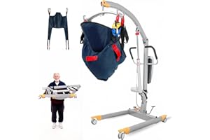 MEDIHOIST Aluminum Electric Patient Lift for Home, Lightweight Premium 450lbs Patient Lift | Folding Body Transfer Lift for Car | Upgraded Version