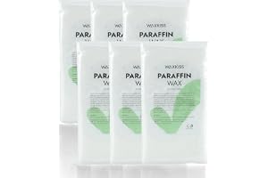 Paraffin Wax Refills for Hand and Feet, 6 packs Unscent Paraffin Wax | Parafina Wax for hands Hydration and Moisturizing Fragrance-free & No additives