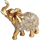Elefante Decorativo Em Resina Indiano Sabedoria Sorte K (K100)