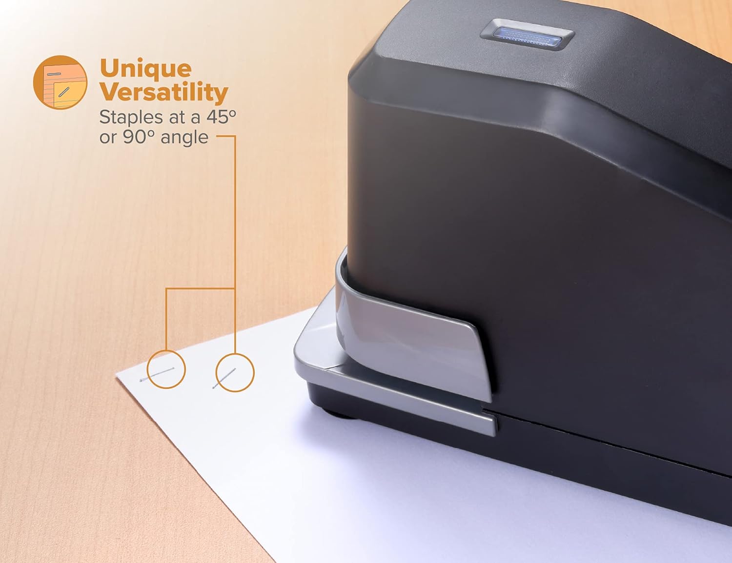 BOSTITCH Impulse 45 Sheet Electric Stapler Value Pack - Double Heavy Duty, No-Jam with Trusted Warranty Guaranteed by Bostitch, Black (B8E-Value) : Heavy Duty Desk Staplers : Office Products