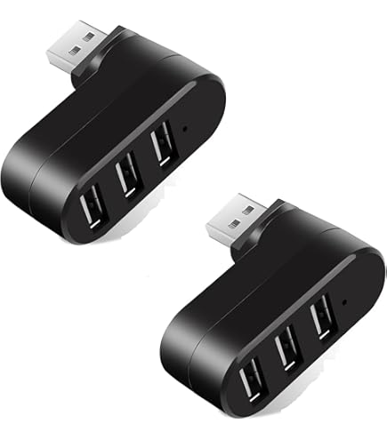 Hub USB 3.0 4 Porte Rotabile - Con Porta USB-C Per PC, Mac E Auto - Foto 4