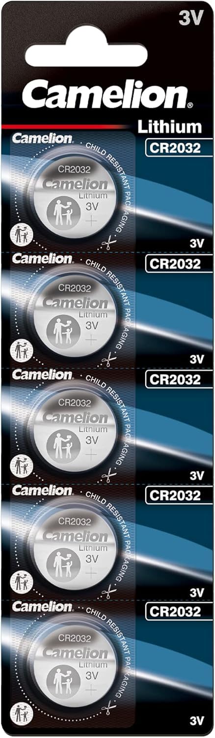 Camelion CR2032-BP5 lithium button cell (3V, 5er Blister)