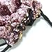 ICOSY Mermaid Sequin Bag Magic Reversible Sequin Drawstring Backpack Glitter Dance Bags Flip Sequins Backpack Bags Shining Sports Backpack for Kids Adults (Gold/Pink, 13.8