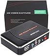 AGPtEK HD Game Capture 1080P HDMI/YPBPR Videorekorder Sprachaufnahme, inkl. Videoschnitt-Software for WiiU/Xbox 360/Xbox One/PS4 - Unterst&uuml;tzt USB2.0 FAT32 Format Bis zu 1080p/30fps