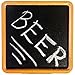Brew Tapper Chalkboard Kegerator Beer Tap Handle - Best Quality Dual Sided Chalkboard Handle, Made of Real Beechwood