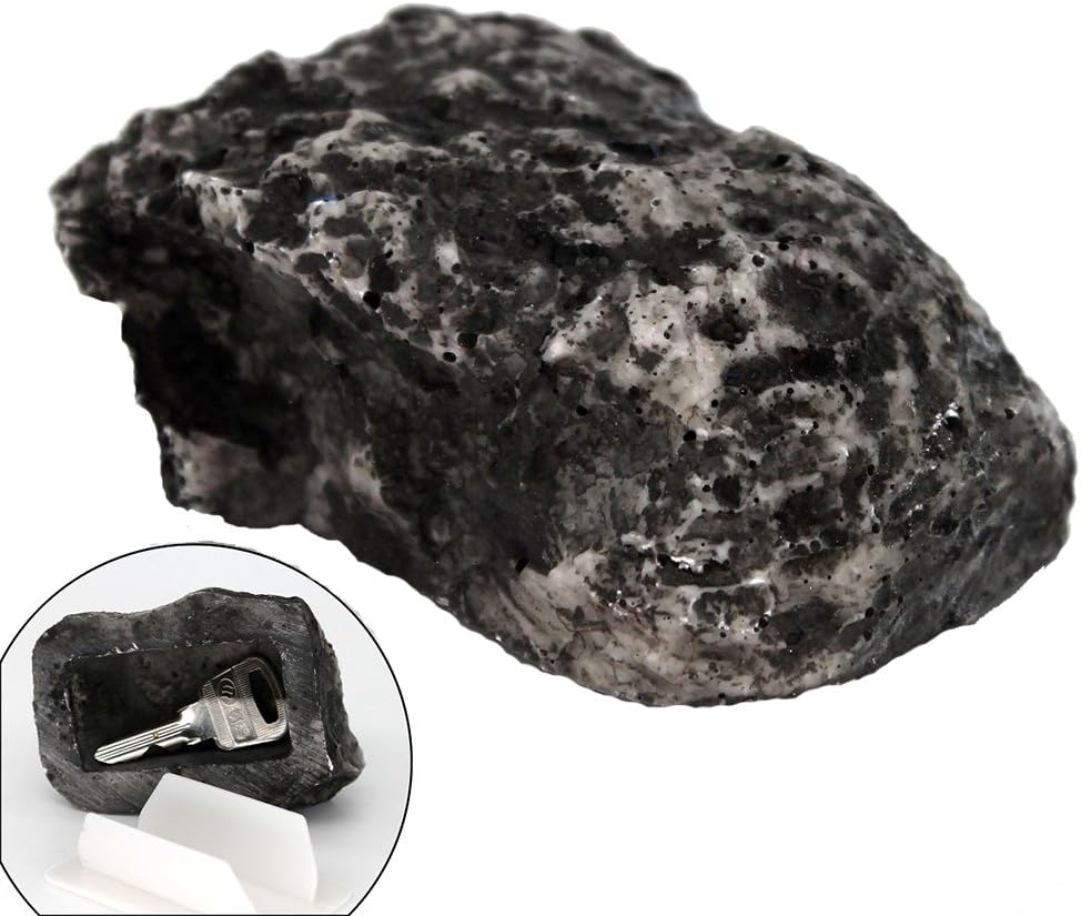 Boîte à Clés En Pierre Cacher Un Rocher Clé Boîte Cache-clés Cache-clé