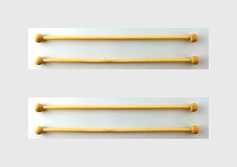 Amazon Com Melody Jane Dollhouse 4 Wooden Curtain Rails Rods