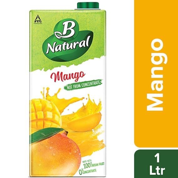 B Natural Juice Mango,1 L Carton Amazon.in Amazon Pantry