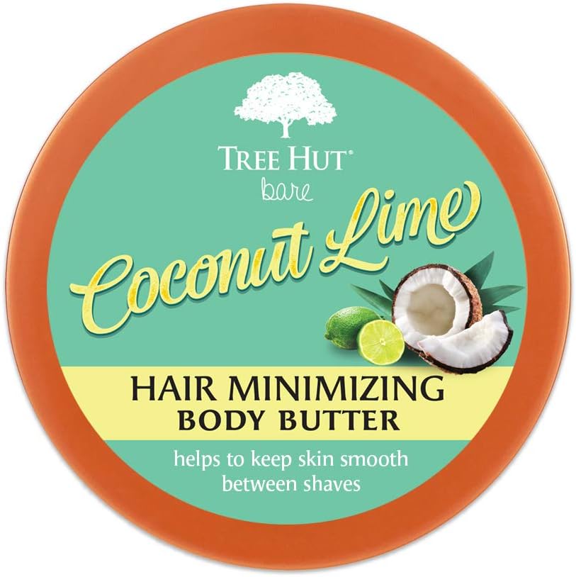 Tree Hut bare Hair Minimizing Body Butter, 7oz, Essentials for Soft, Smooth, Bare Skin : Beauty