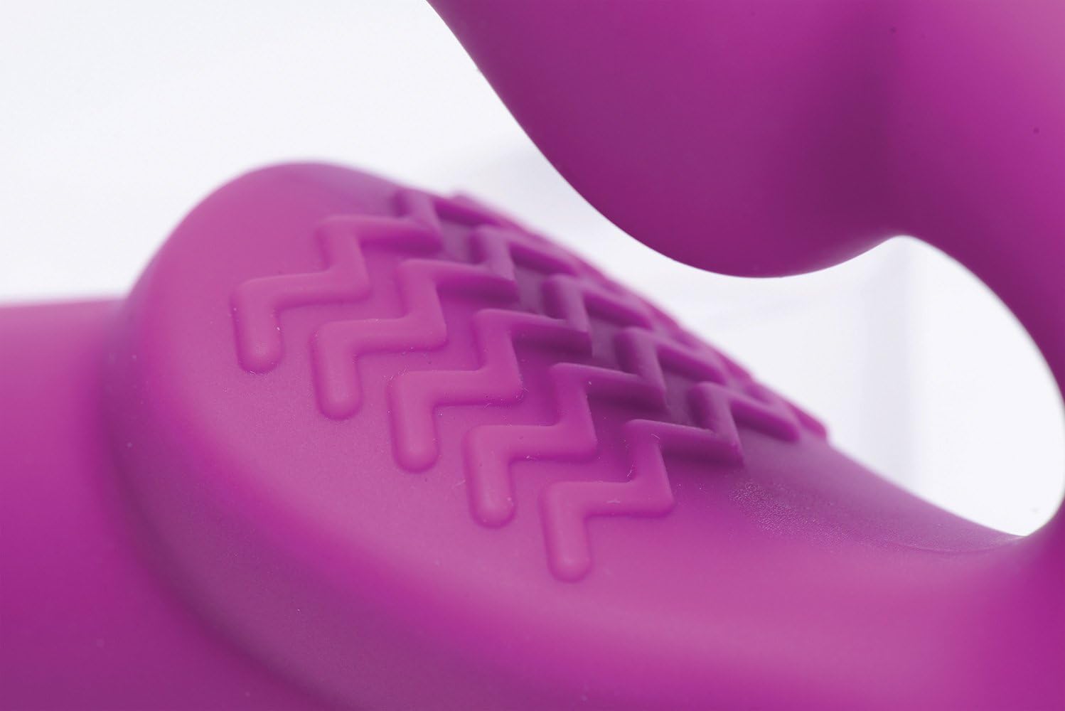 XR Brands Evoke Vibrating Strapless Silicone Strap-on Dildo - Image 5
