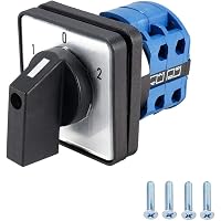 Baomain Interruptor de cambio giratorio universal SZW26-40/D303.3D con