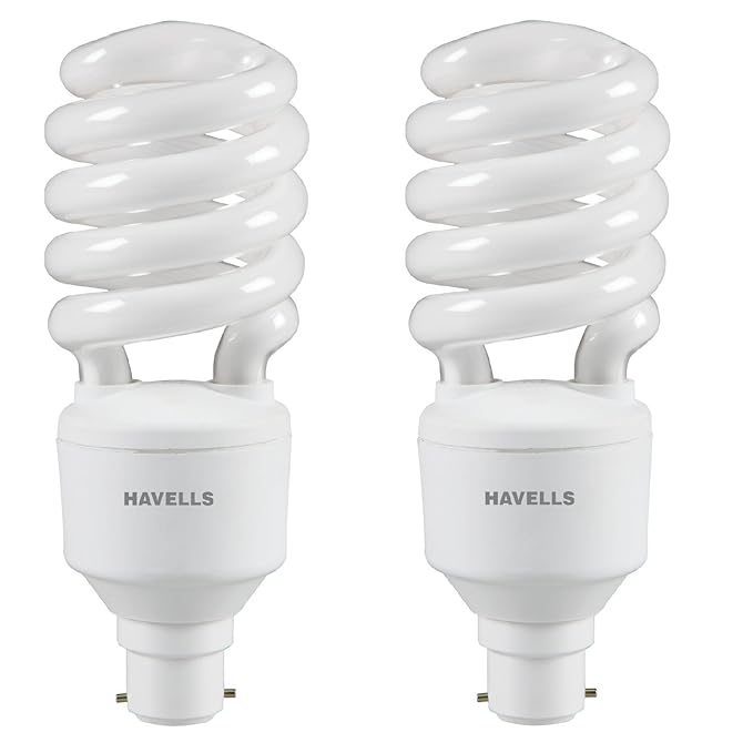 Havells SP B-22 27-Watt CFL Bulb (Cool Day Light and Pack of 2)