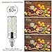 gezee E12 LED Corn Bulbs,15W LED Candelabra Light Bulbs 120 Watt Equivalent, 1500lm, Daylight White 6000K LED Chandelier Bulbs, Decorative Candle, 4.1in*1.2in, Non-Dimmable LED Lamp(3-Pack)