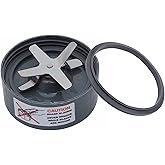 Replacement Extractor Blade, Fit for NutriBullet 600w / 900w Pro Extractor Blade Series with Comes with an additional silicone gasket sealing O-ring for NutriBullet Blender Blade Replacement Parts