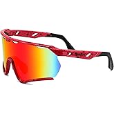 FEISEDY Sports Sunglasses for Men Women Youth Baseball Cycling Running Softball Biking Glasses B0305