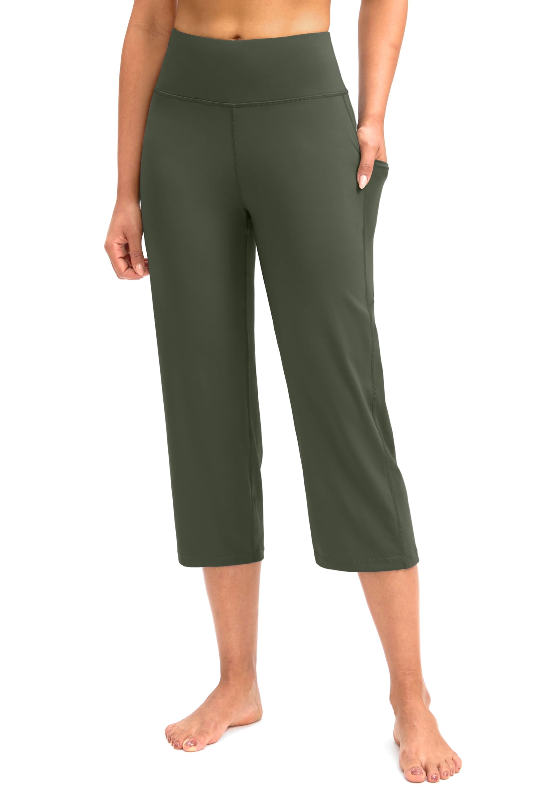 Capri Pants for Women High Waist Workout Yoga Pants