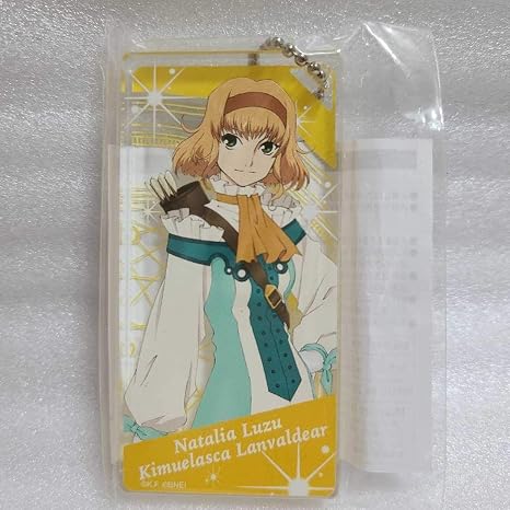 Amazon テイルズ ナタリア ガラポン景品 ドミテリアキーチェーン アクリルキーホルダー テイルズオブジアビス アイドル 芸能人グッズ 通販