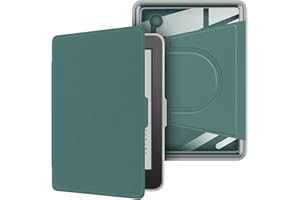 Magnetic Detachable Case for Kobo Clara Colour/2E/BW | Acrylic Back & Vegan Leather | Auto Wake/Sleep | 2-in-1 Design with Bu