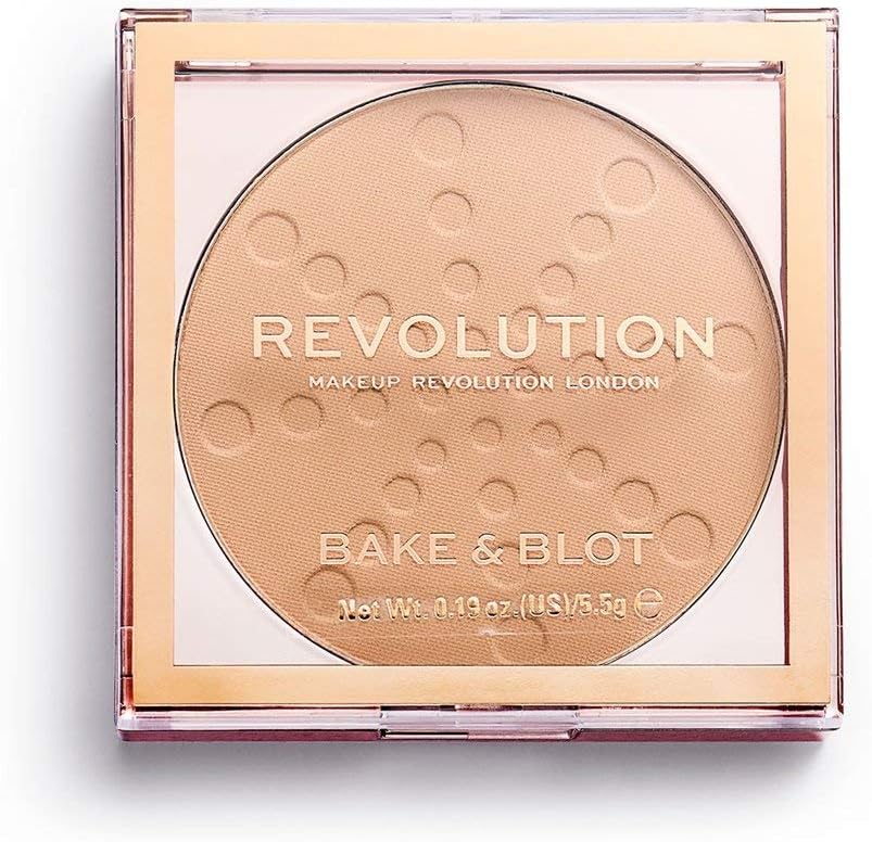 Makeup Revolution Bake & Blot Powder Beige 5.5g Matte Oil Control