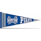 Rico Industries NCAA Hampton Pirates 12" x 30" Felt Wall Décor Pennant - Great for Home/Bed Room/Man Cave Décor