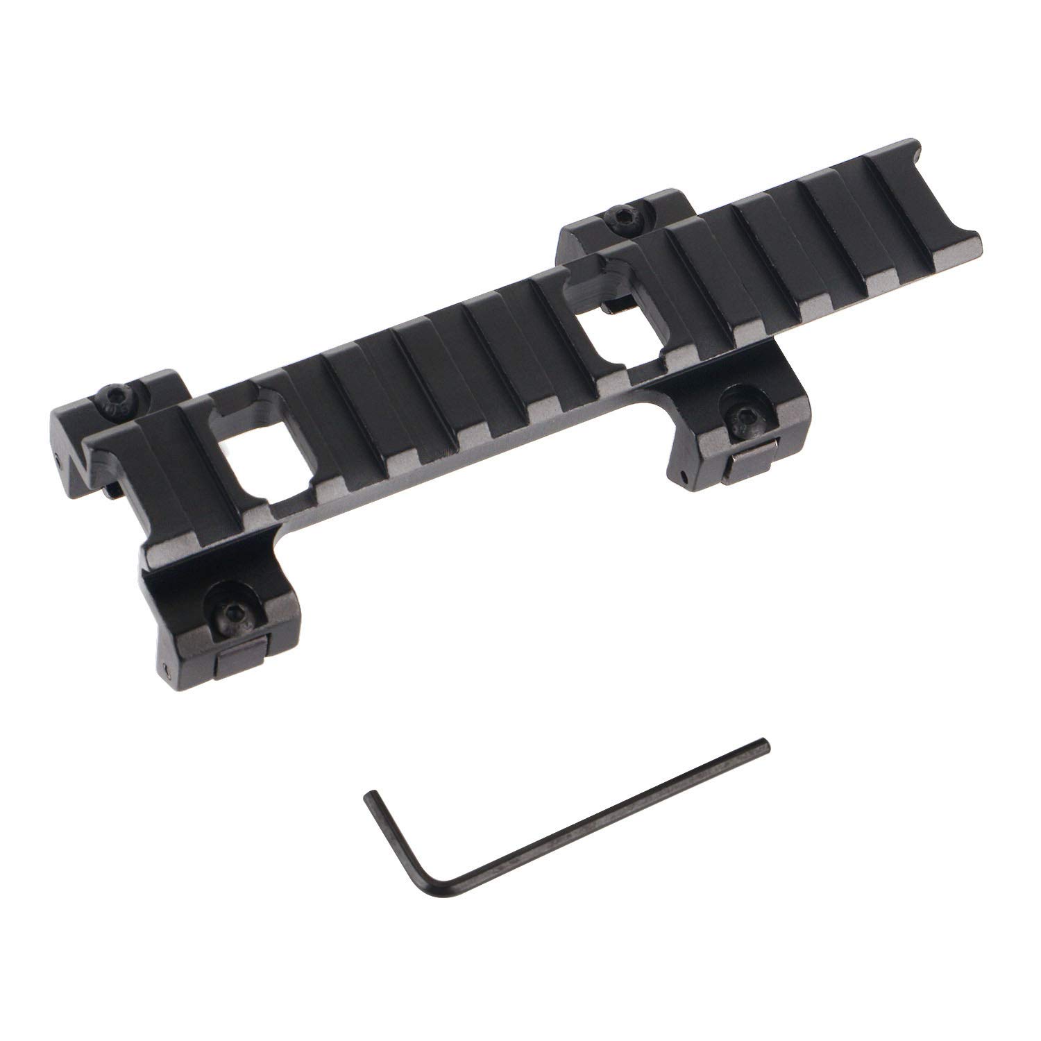 ToopMount Picatinny Low Profile Rail Aluminum 20mm Weaver/Picatinny Rail Mount for Mp5 G3
