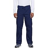 Cherokee Unisex Scrub Pants for Men & Women Drawstring Cargo Medical Uniform Straight Leg Nursing Scrub Bottoms - 4100