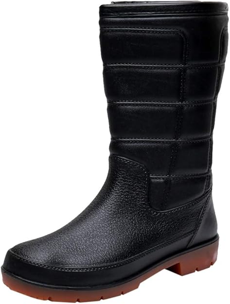 Herren Gummistiefel - Wadenhohe Regenstiefel Für Outdoor-Abenteuer Und Alltag