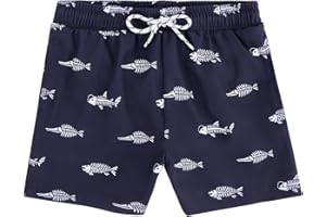 American Trends Boys Swim Trunks Toddler Swim Shorts Bathing Suit Kids Swimsuit Youth Swimwear