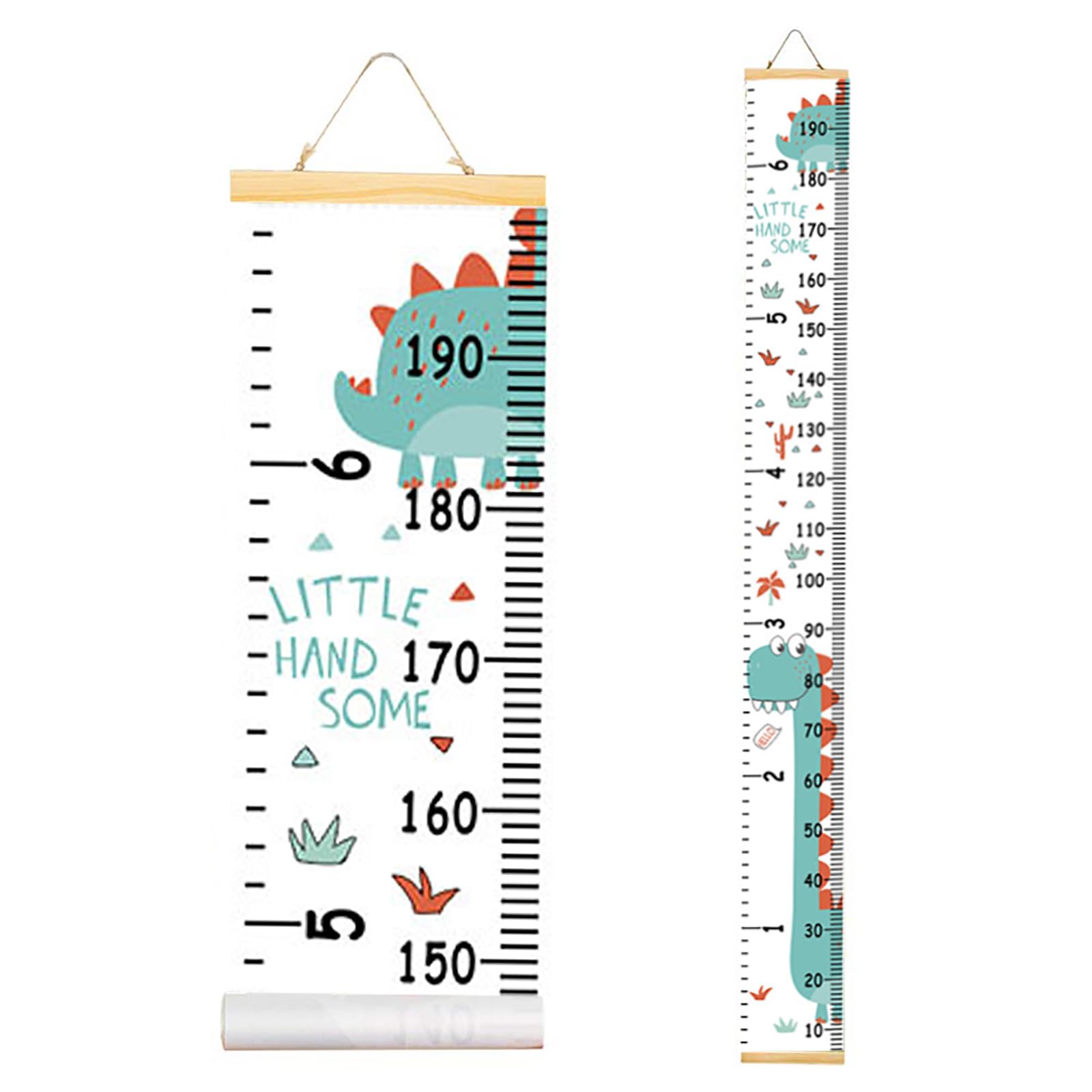 SHULLIN Children's Height Measure 195 cm x 21 cm Safari Children's Height Chart Baby Height Chart Height Chart for Baby Height Chart for Children Growth Height Chart Rollable for Children's Brick