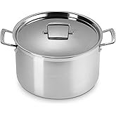 Le Creuset Stainless Steel Classic 3-Ply Stockpot, 10qt