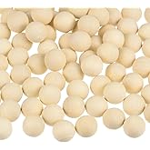 uxcell 700pcs Round Wood Balls 8mm Diameter Unfinished Solid Wooden Beads, Small Natural Craft Balls for DIY Craft Projects Art Ornaments