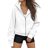 AUTOMET Womens Zip Up Hoodies Fleece Jackets Oversized Sweatshirts Fall Fashion Outfits 2026 Sweaters Winter Clothes