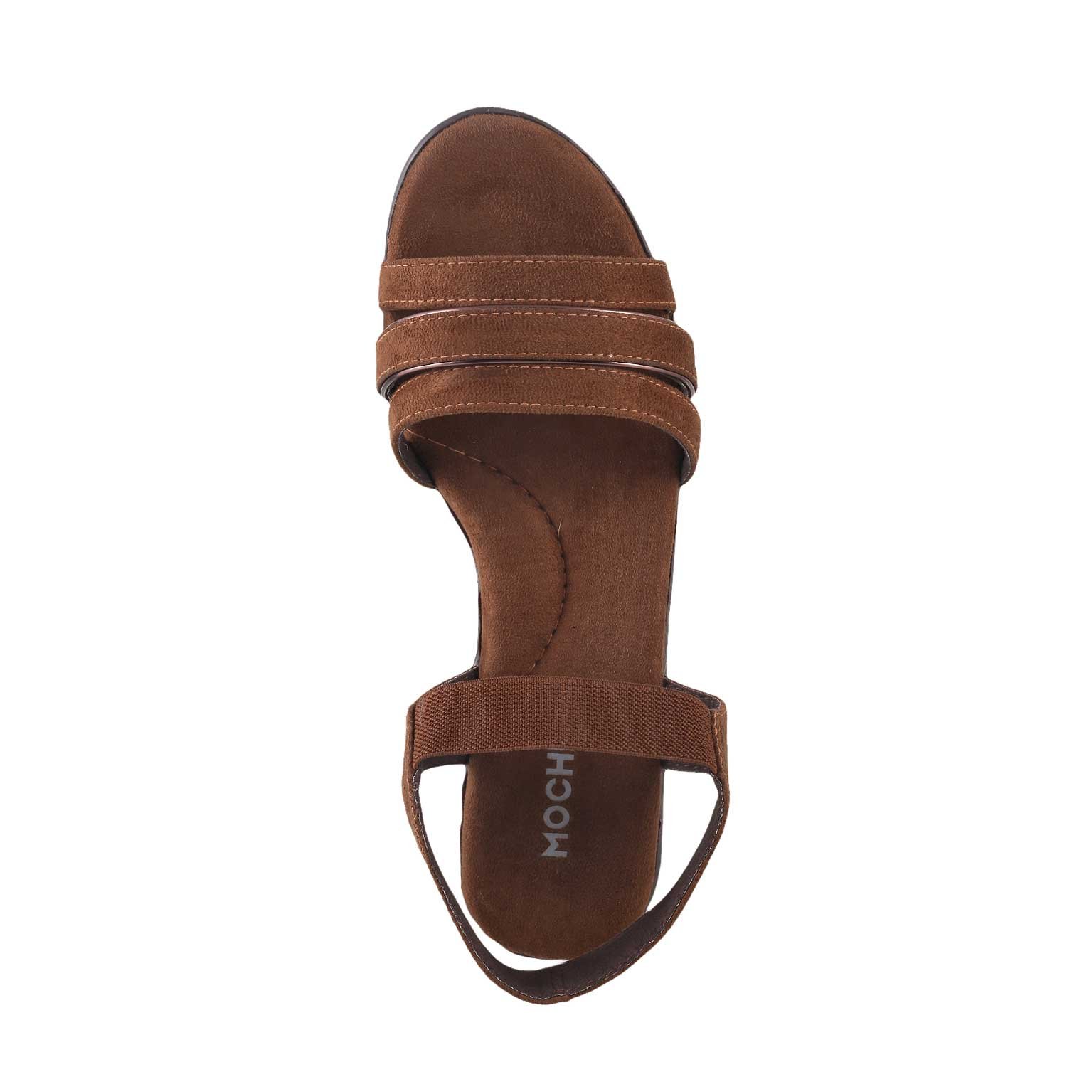 mochi women black synthetic sandals ( 33-353 )