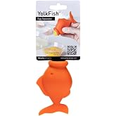Peleg Design Egg Separator for Raw Eggs &ndash; Silicone Egg Yolk and White Separator, YolkFish Lips Swallow Release &ndash; Cute Kitchen Tool Gadget for Cooking/Baking