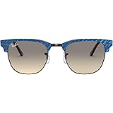 Amazon Com Ray Ban Rb4175 Clubmaster Oversized 877 M3 57m Demigloss Black Dark Grey Gradient Dark Grey Polarized Sunglasses For Men For Women Large Clothing Shoes Jewelry