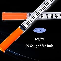 1ML Syringe, Lab Supplies Syringes 29G 5/16
