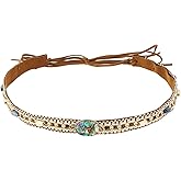 Cowboy Hat Bands for Women Men Hat Bands Western Hat Belts Rural Classical Mexican Turquoise Hatbands