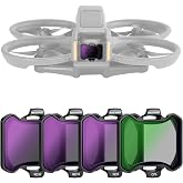 NEEWER CPL + ND Filter Set Compatible with DJI Avata 2 Only, 4 Pack Multicoated HD Neutral Density (ND8/16/32) Circular Polarizer Polarizing Lens Filter Drone Accessories, Works with Gimbal Protector