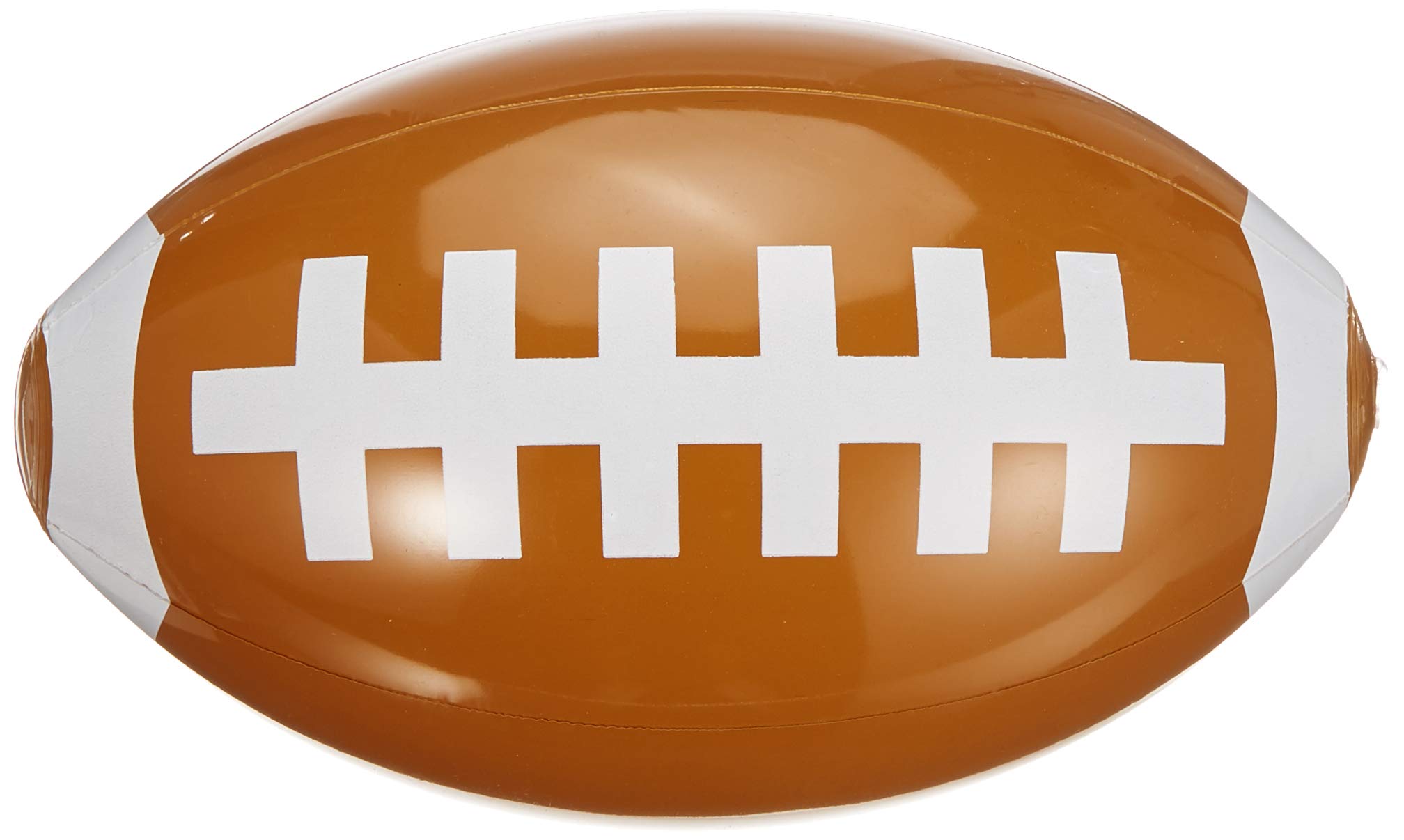 FIESTAS GUIRCA | Inflatable American Football (15.7 in) - Sports Accessory for Parties and Celebrations - Ideal for Themed Events and Games - Suitable for All Users - Brown