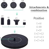 LAWOHO Solar Fountain for Bird Bath 1.5W Pump 4 Heads Auto Start 3s view 5